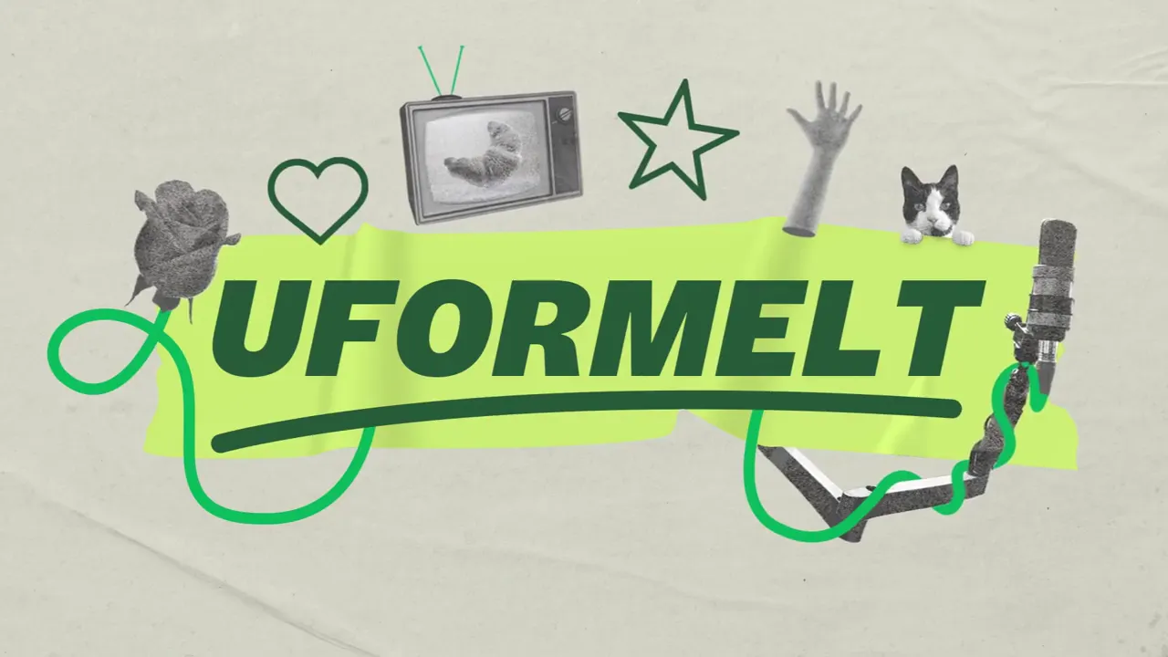 Skiller og lower third i brug hen over studieoptagelsen
